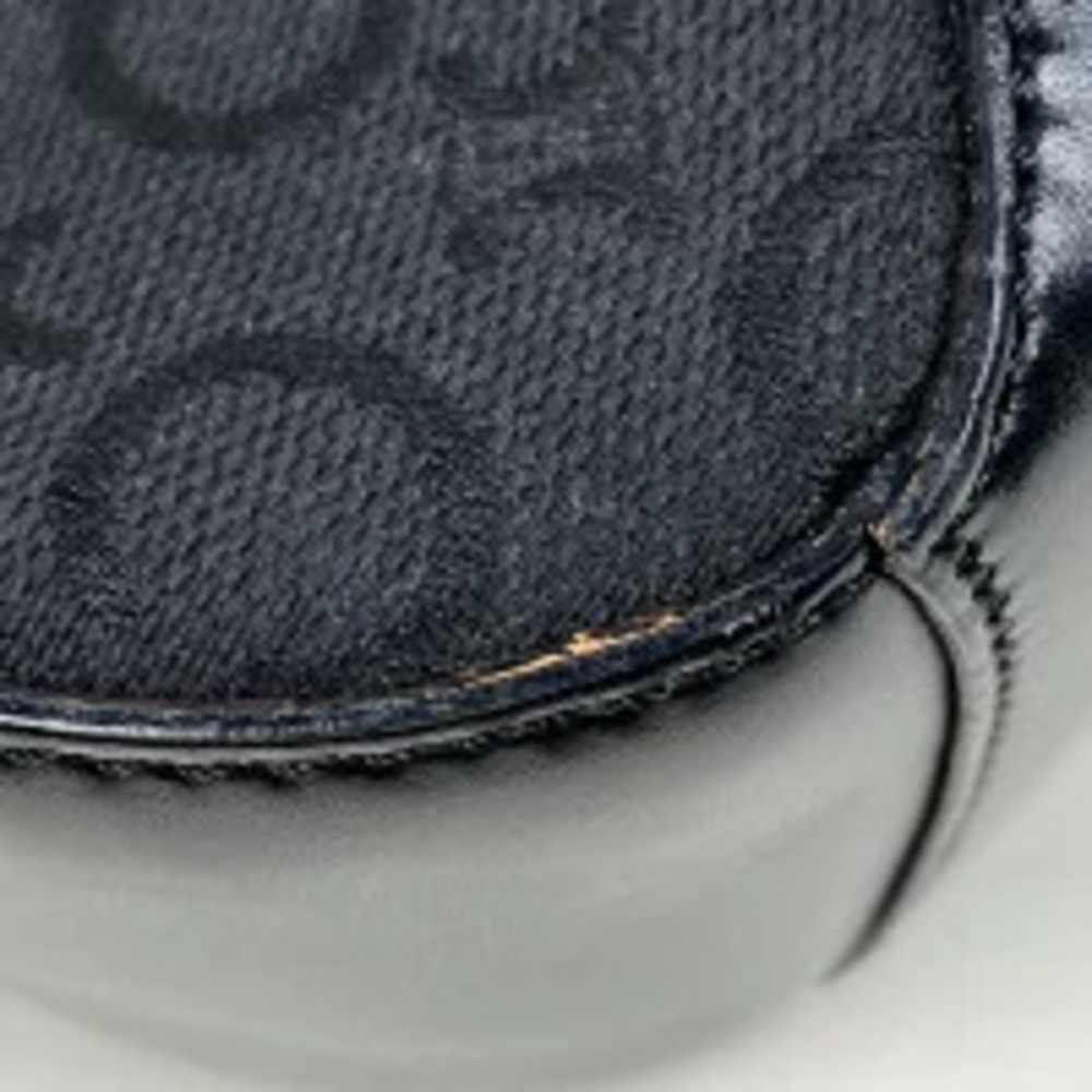 Celine black bag Hobo Macadam shoulder canvas C Black